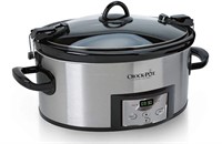 $70 6-Quart Cook & Carry Programmable Slow Cooker