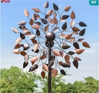Leaf Wind Spinner, 100% Steel, Ball Bearings