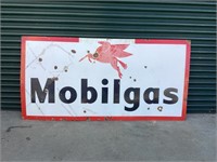 Original Mobilgas 6 x 3 Enamel Sign