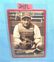 AL Lopez retro style style baseball card