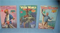 Group of 3 early pulp magazines