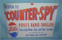 Pepsi Cola radio thriller show retro style adverti