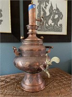 Rare Antique Copper Samovar (LARGE, 30")