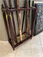 Wooden Cane Stand