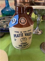 Platte Valley Corn Whiskey Bottle