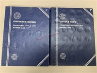 Jefferson Nickel and Lincoln Cent Coin Books