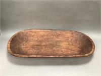 Large Wooden Dough Bowl