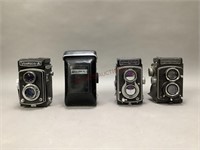 Vintage Yashica and Rolleicord Cameras