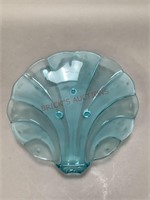 Shell Shaped Decorative Glass Bowl