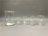 Pyrex Brand Beakers by Corning Laboratory Glass
