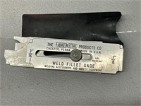 Fibre Metal Fillet Weld Gauge