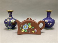 Japanese Terra Cotta Teapot and More