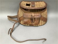 Vintage Fishing Creel Bag