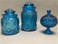 Moon and Star Glass Canisters