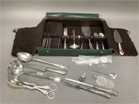 Assorted Silver Plate Jewelry and Silverware