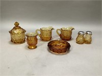 Yellow Coin Glass Lot
