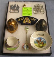 Collection of Canadian mounted police collectibles