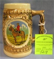 Royal Canadian mounted police souvenir beer mug