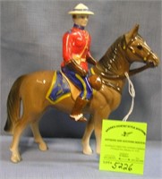 Canadian royal police figure on horseback