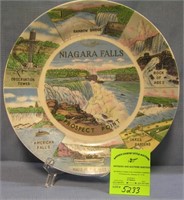 Souvenir plate from Prospect Point Niagara Falls