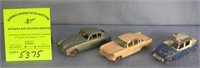 Group of three early Matchbox vehicles