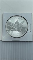 2016 Canadian Silver Maple 1oz Fine Silver * NO TA