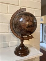 Globe approx 12 inches tall