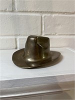 6 inch solid brass cowboy hat