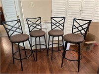 Set of four barstools. Excellent condition. The