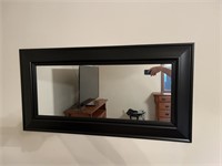 Mirror in frame. Dimensions are 48 x 24.