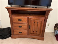 Credenza. Dimensions are 48 inches long 18 inches