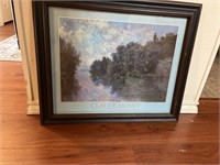 Claude. Monet framed print.