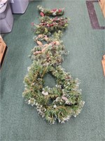 Assorted decorative Christmas Garland & decor