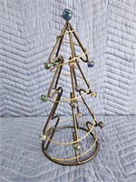 Decorative wrought metal 15" Christmas tree decor