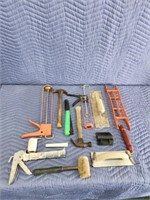 Assorted hand tools, etc