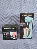 NEW Ovente electric milkshake maker & set of 4