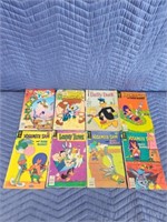 8 vintage Looney Tunes comic books