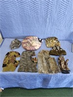 Assorted camouflage hunting related gear
