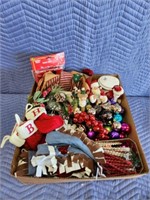Large variety miscellaneous Christmas decor and