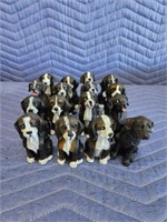 16 resin 4-in dog figurines, #1