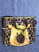 Giraffe theme diaper bag