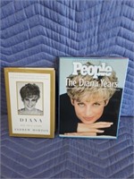 Two Princess Diana hardcover books