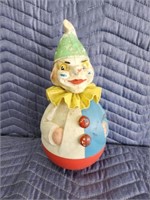 Vintage Rolly Toys Plastic Clown, West Germany,