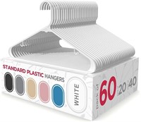 Sharty plastic hangers 60 PK