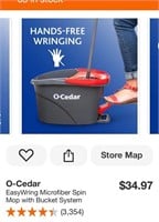 O-Cedar Easy Wring Micofiber Spinn Mop