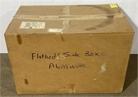 (W) Flatbed Truck Side Box Diamond Plate length