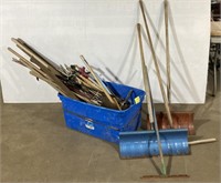 (W) Yard Tools including Shovels and Sledge