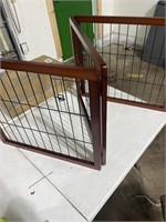 3 panel wooden gate
