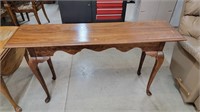 WOOD ENTRY TABLE SOFA TABLE