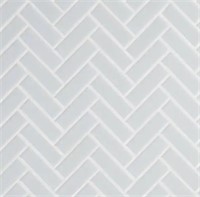 Retro Gray Glossy Porcelain Patterned Look Tile